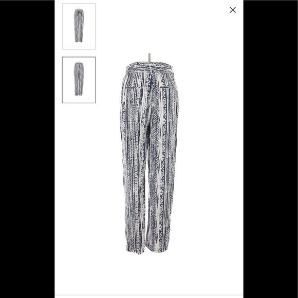 Cali 1850 linen blend Aztec western print pant - Picture 7 of 8